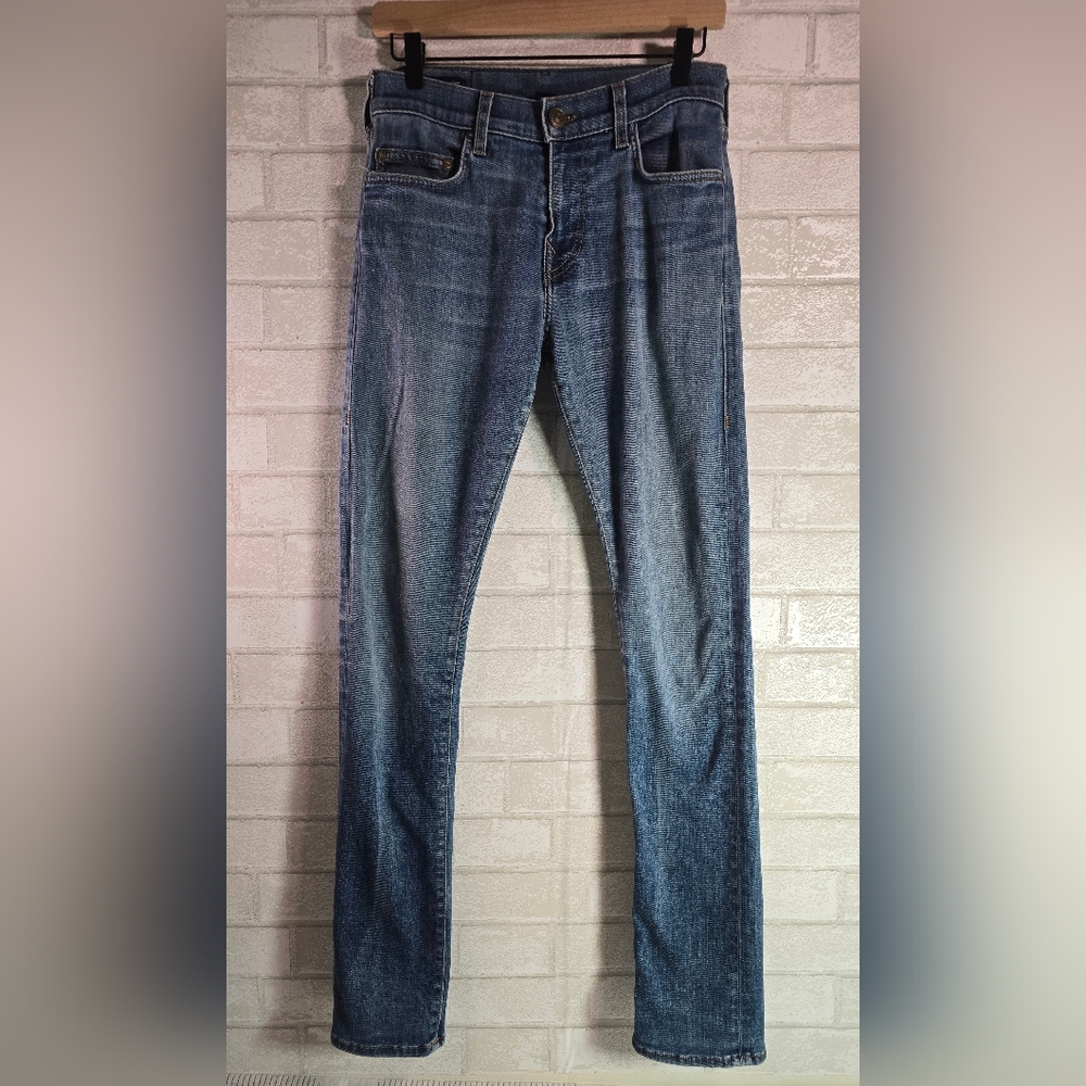 True Religion Mid Rise Rocco Relaxed Skinny Jeans Med. Wash Women's 31 x 32